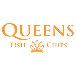 Queen's Fish and Chips  logo.